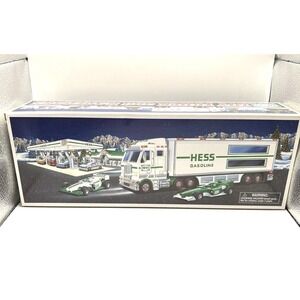 2003 Hess Toy‎ Truck and Racecars In Original Box Vintage Brand New In Box!